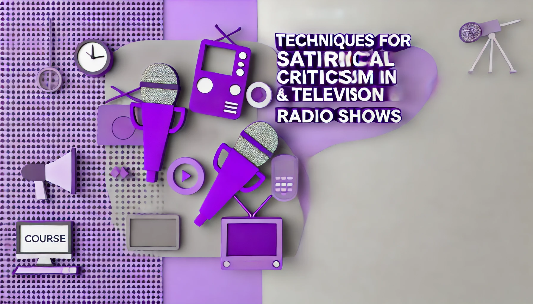 Techniques for Satirical Criticism in Television and Radio Programs