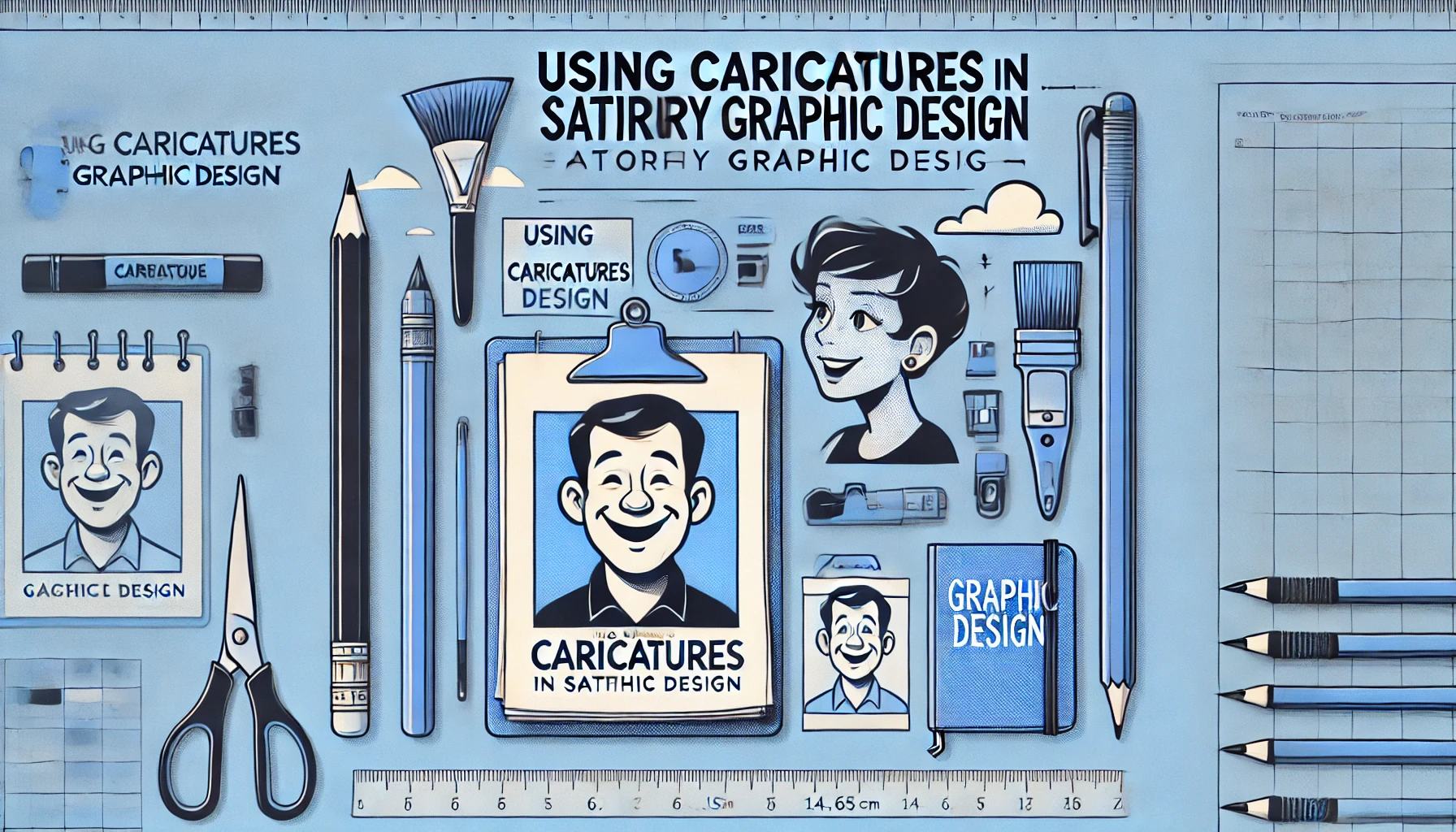 Using Caricatures in Satirical Graphic Design